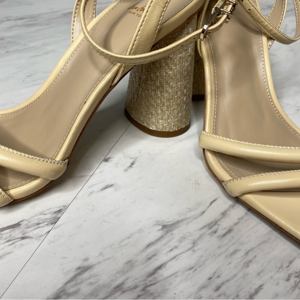 Sam Edelman Kia Yellow Block Heel Sandal 9M - Picture 9 of 15